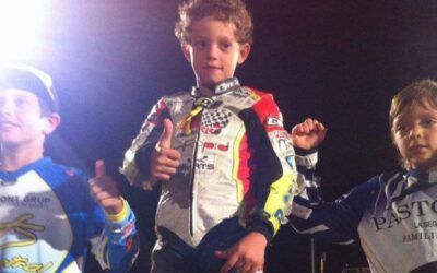 Pol Solà sube a lo más alto del podio en la 3ª prueba del provincial de Dirt Track 2014