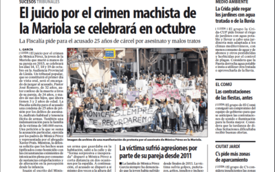 Un tribunal popular encargado de juzgar el crimen machista de la Mariola, que se celebrará en octubre
