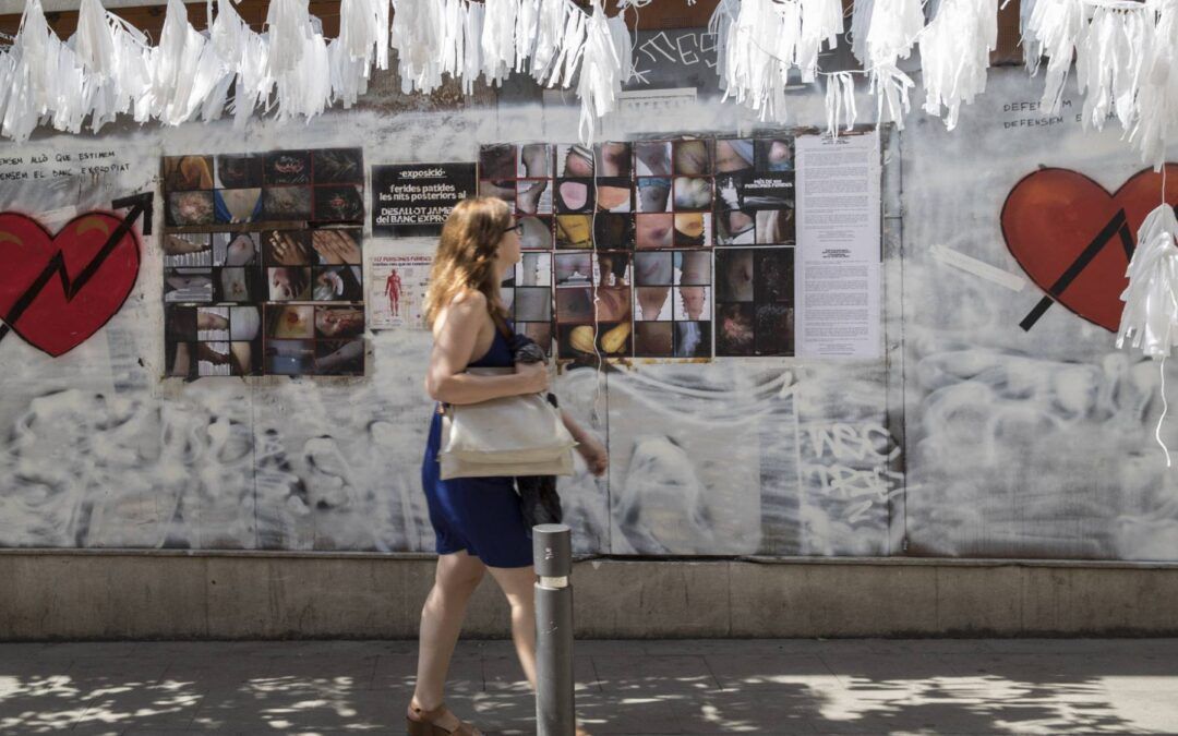 El “banc expropiat”, una okupació a càmera lenta