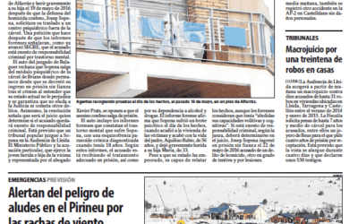 Rechazada la petición de excarcelar y trasladar a un centro psiquiátrico al homicida de Alcarràs