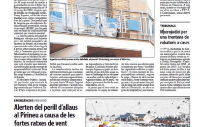 Rebutjada la petició d’excarcerar i traslladar a un centre psiquiàtric a l’homicida d’Alcarràs.