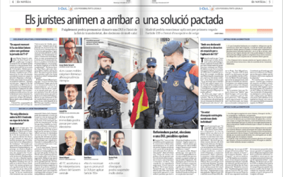 El diari Segre torna a demanar l’opinió de Xavier Prats sobre diferents aspectes jurídics vinculats amb el procés