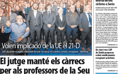 La pena més alta a Lleida per delictes de trànsit per a l’autor de la mort de 2 ciclistes a Seròs