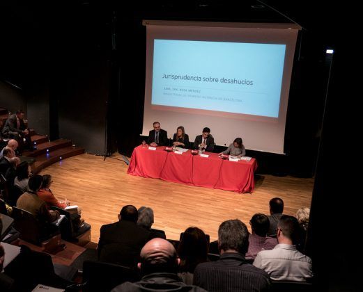 Xavier Prats ponent a la “I Jornada de Seguretat Immobiliària i Residencial”