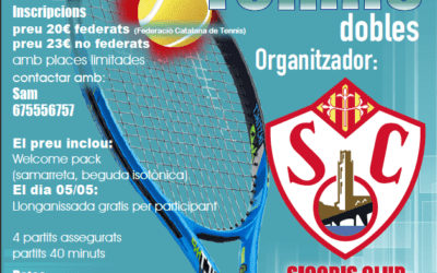 Prats Advocats, col·laborador amb el I Open Sporticus de Tennis dobles