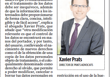 El viernes 25 entra en vigor el nuevo reglamento europeo sobre protección de datos