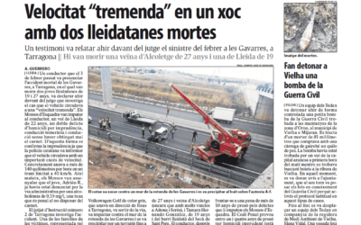 Prats Advocats representa a la familía d’una de les víctimes de l’accident mortal de les Gavarres, personada com acusació particular