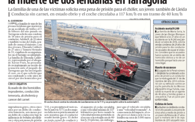 Solicitud de 14 años de prisión para el conductor acusado del accidente de Les Gavarres