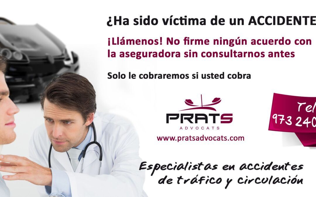 Si eres víctima de un accidente de tránsito, contacta con un abogado