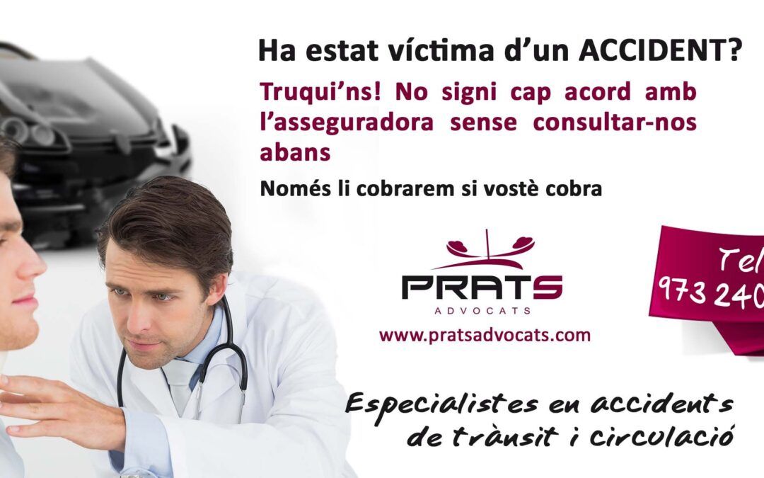 Si patiu un accident de trànsit, contacteu amb un advocat