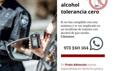Consecuencias legales y consejos de actuación en caso de dar positivo en un control de alcoholemia