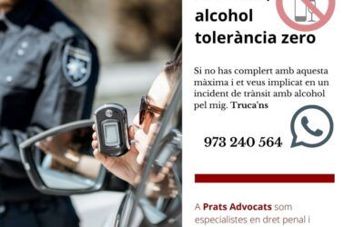 Conseqüències legals i consells d’actuació en cas de donar positiu en un control d’alcoholèmia