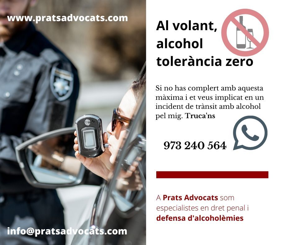 Prats Advocats especialistes defensa control alcoholèmies