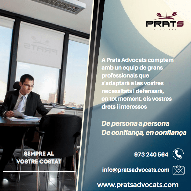 Prats Advocats, el teu assessorament legal de confiança