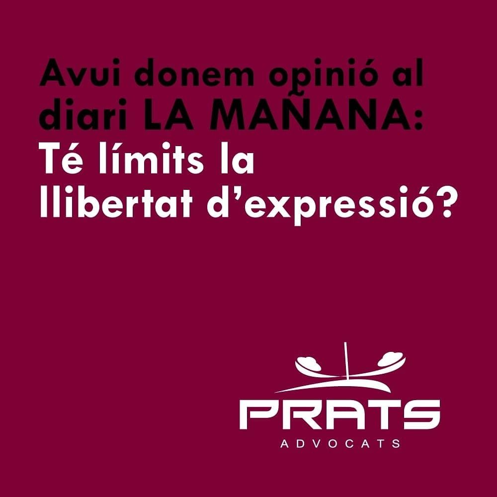 Opinió Prats Advocats lliberta d’expressió Pablo Hasel