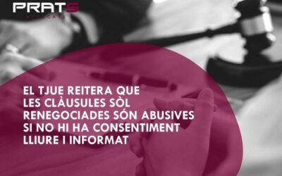Si tens una clàusula sòl renegociada, reclama ja. El TJUE avala la teva petició