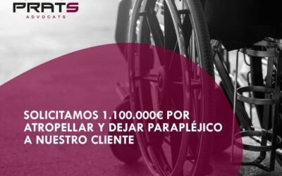 Prats Advocats, clave en la sentencia condenatoria para el autor del atropello que dejó parapléjico a su representado