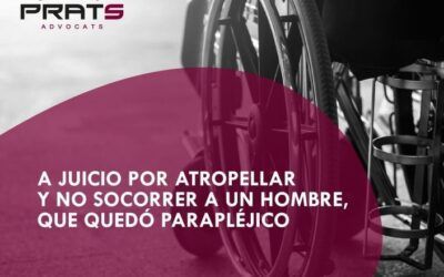 Juicio contra el autor del atropello que dejó a un hombre, representado por Xavier Prats, parapléjico