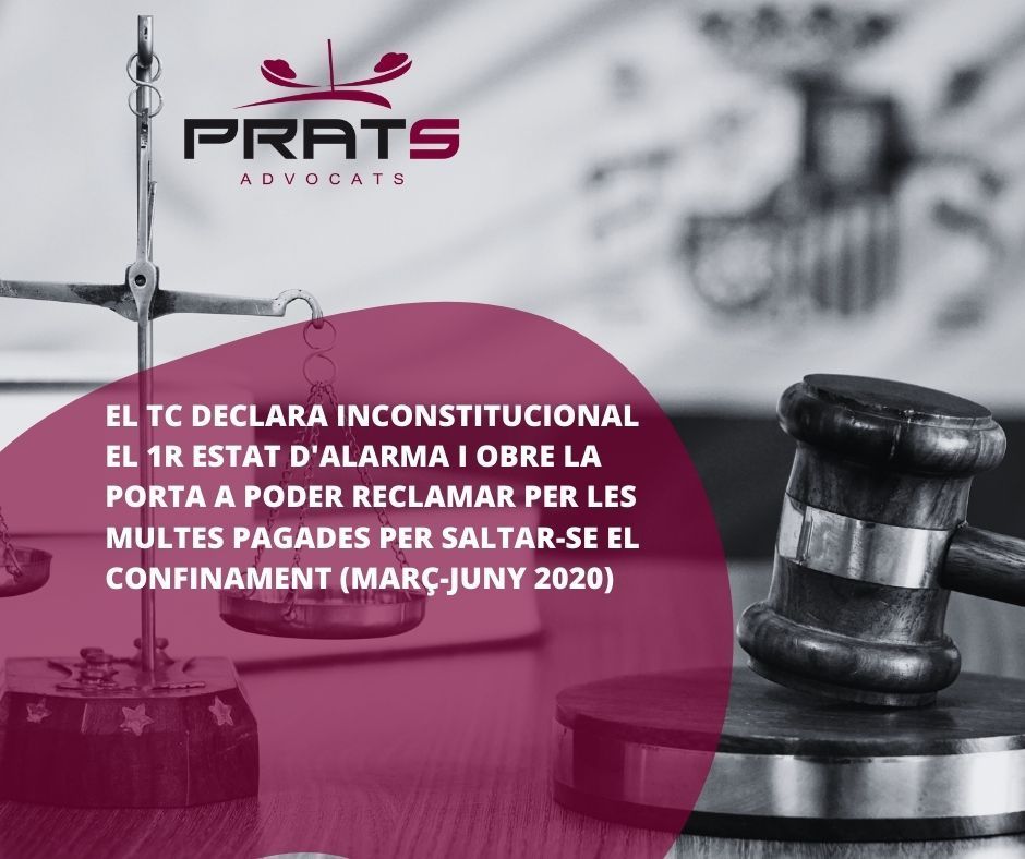 Prats Advocats reclamar multes saltar-se confinament Covid-19