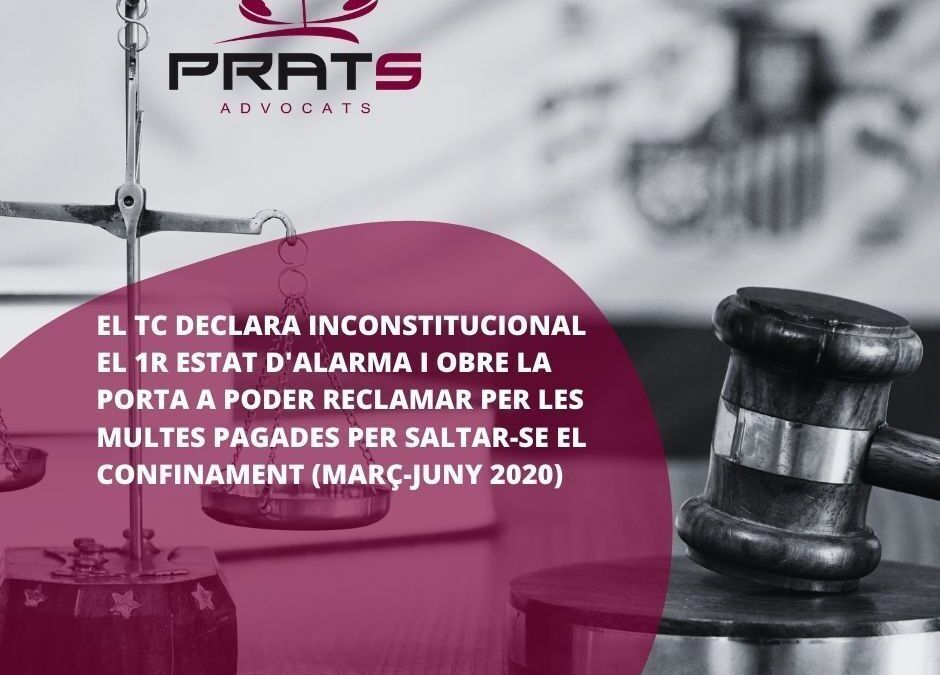 Puerta abierta para reclamar las multas pagadas por saltarse el confinamiento entre marzo y junio de 2020