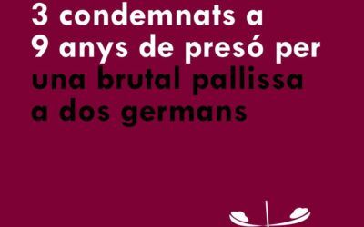 Condemna de 9 anys de presó per als autors d’una brutal pallissa a dos germans a Balaguer