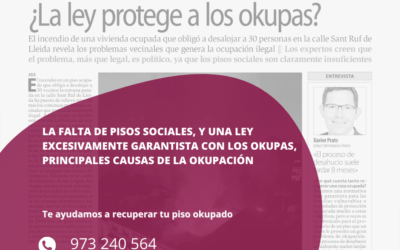 La falta de pisos sociales y una ley excesivamente garantista con los okupas, principales causas de la okupación