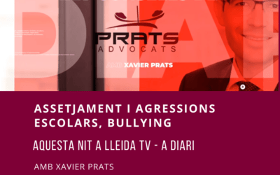 Xavier Prats ens parla, al programa A Diari, d’assetjament escolar, “bullying”