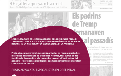 Les declaracions de les treballadores de la Residència Fiella de Tremp constaten el caos d’aquest centre geriàtric