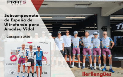 Amadeu Vidal, del Ilerllengües Prats Cycling Team, subcampeón de España de Ultrafondo en M50