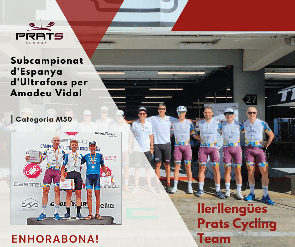 Ilerllengües Prats Cycling Team Prats Advocats suport esport