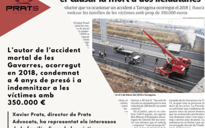 L’autor de l’accident mortal de les Gavarres condemnat a 4 anys de presó