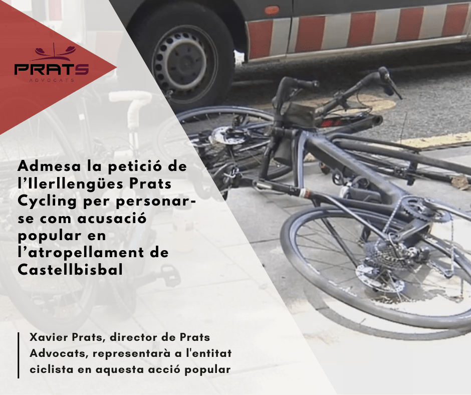 Reclamació accidents trànsit bicicleta advocats lleida Prats