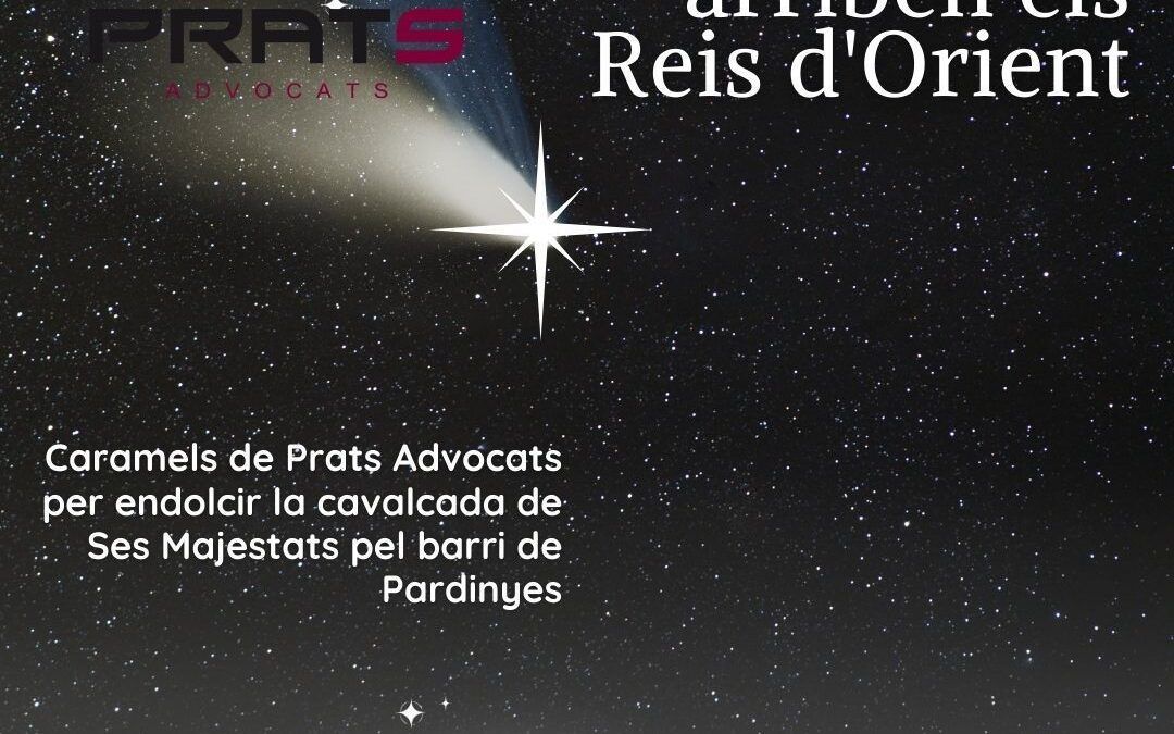 Col·laboració de Prats Advocats amb la cavalcada dels Reis d’Orient pel barri de Pardinyes