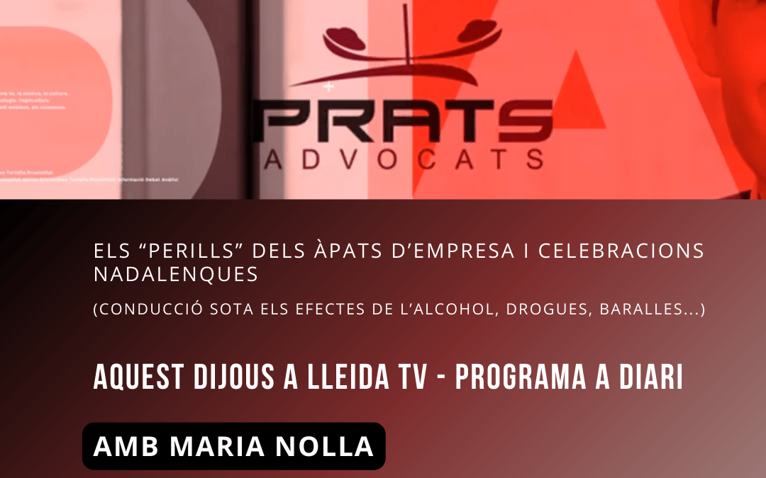 Els “perills” dels àpats d’empresa i les celebracions nadalenques