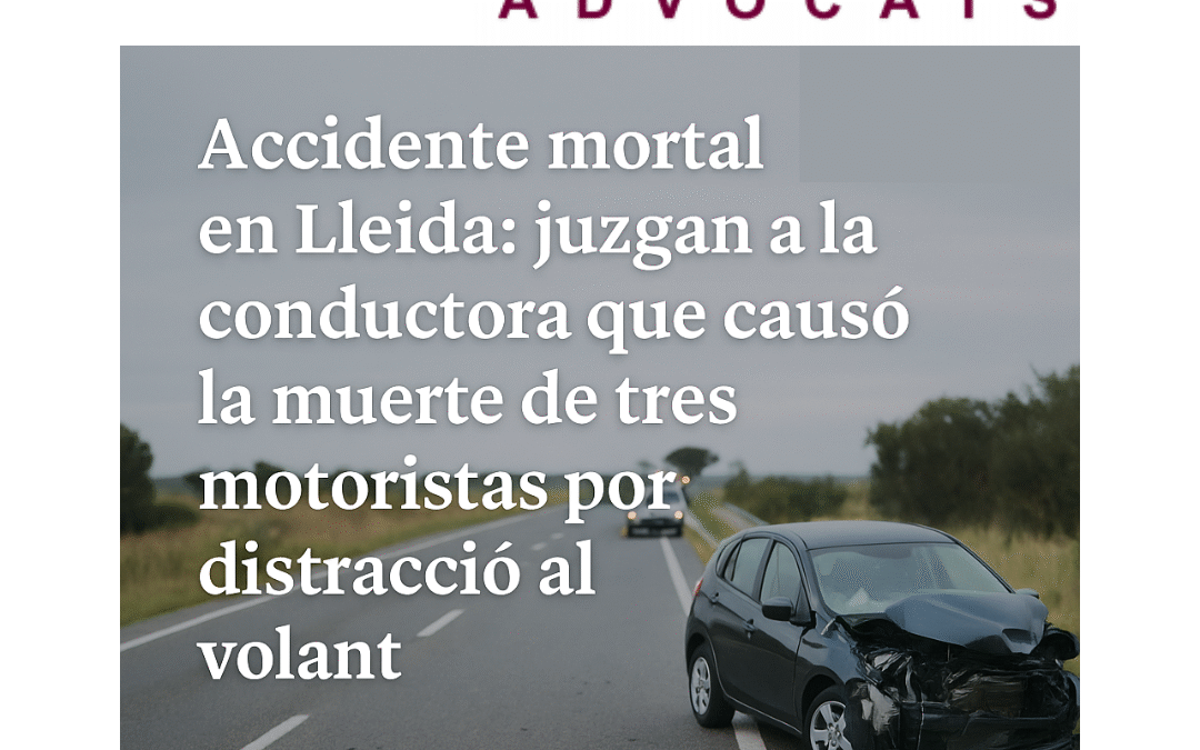 Accidente mortal en Lleida