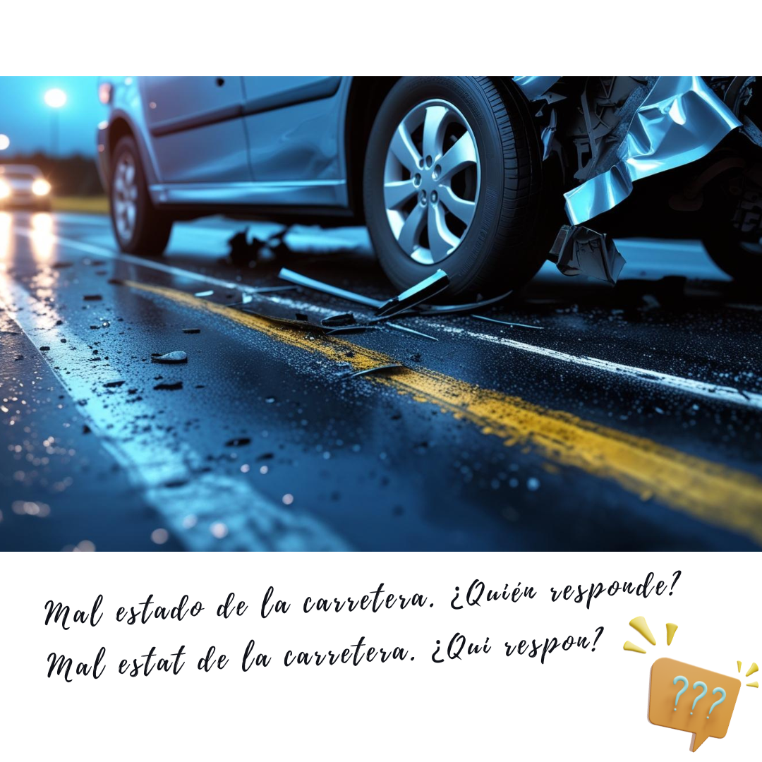 Agost 3-Accident per mal estat de la carretera-Qui respon