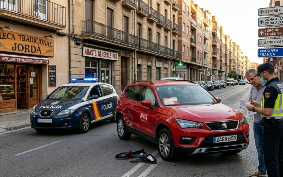 ¿Qué hacer si tienes un accidente de tráfico con un vehículo de alquiler?
