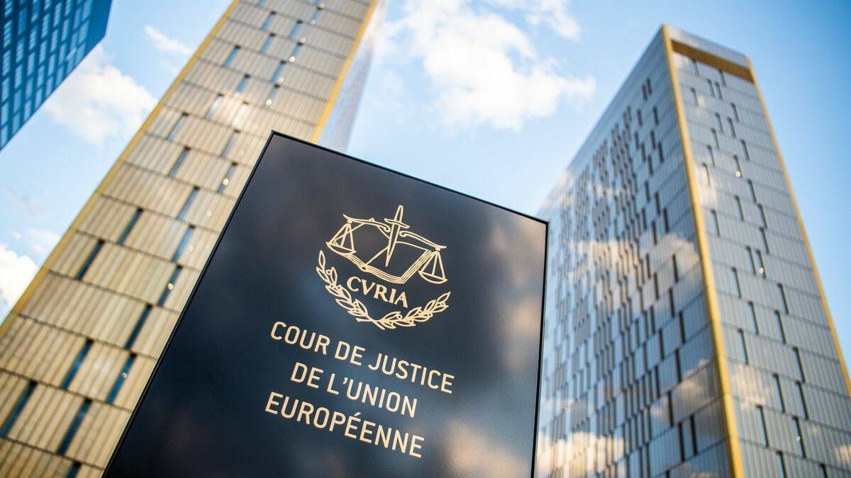 f.elconfidencial.com-original-5f5-9b7-dc7-5f59b7dc7f90b8015d7ffdf1dd24e7c1 Entrada del Tribunal de Justicia de la Unión Europea (TJUE), institución que analiza cuestiones relacionadas con las hipotecas referenciadas al IRPH.